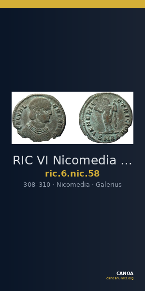 RIC VI Nicomedia 58 — CANOA