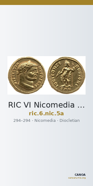RIC VI Nicomedia 5a — CANOA
