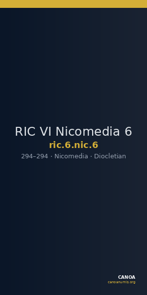 RIC VI Nicomedia 6 — CANOA