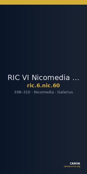 RIC VI Nicomedia 60 — CANOA