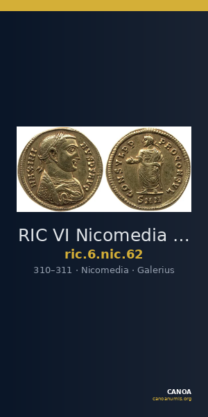 RIC VI Nicomedia 62 — CANOA