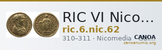 RIC VI Nicomedia 62 — CANOA