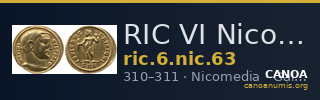 RIC VI Nicomedia 63 — CANOA