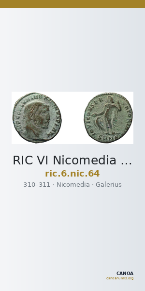 RIC VI Nicomedia 64 — CANOA