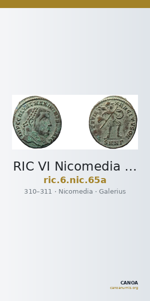 RIC VI Nicomedia 65a — CANOA