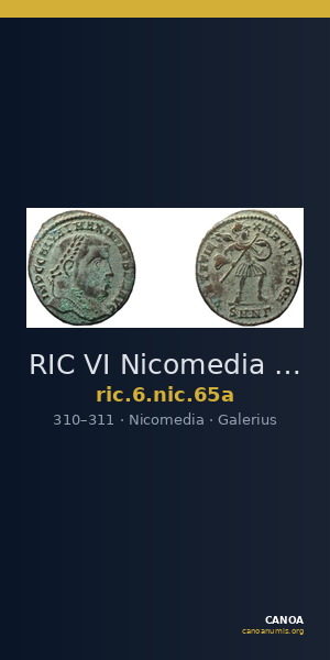 RIC VI Nicomedia 65a — CANOA