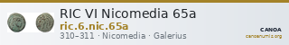 RIC VI Nicomedia 65a — CANOA