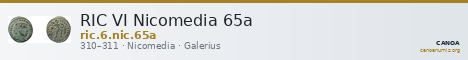RIC VI Nicomedia 65a — CANOA