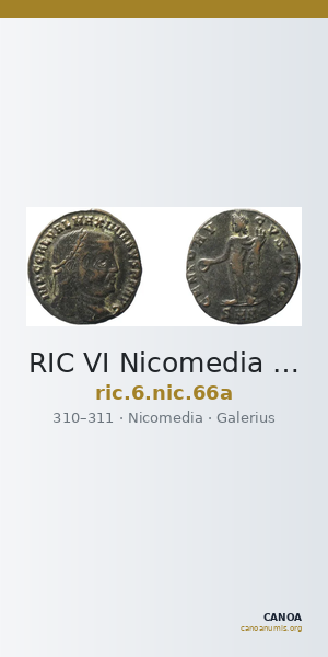 RIC VI Nicomedia 66a — CANOA