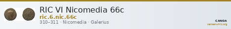 RIC VI Nicomedia 66c — CANOA