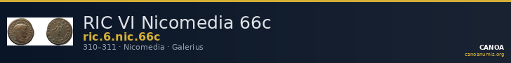 RIC VI Nicomedia 66c — CANOA