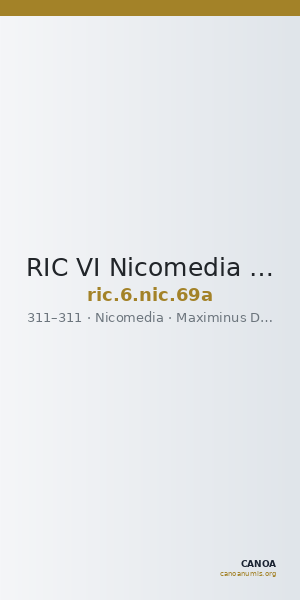 RIC VI Nicomedia 69a — CANOA