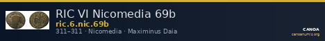 RIC VI Nicomedia 69b — CANOA