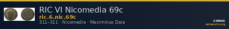 RIC VI Nicomedia 69c — CANOA