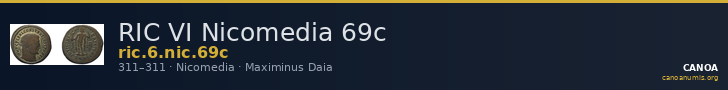 RIC VI Nicomedia 69c — CANOA
