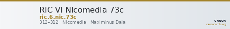 RIC VI Nicomedia 73c — CANOA