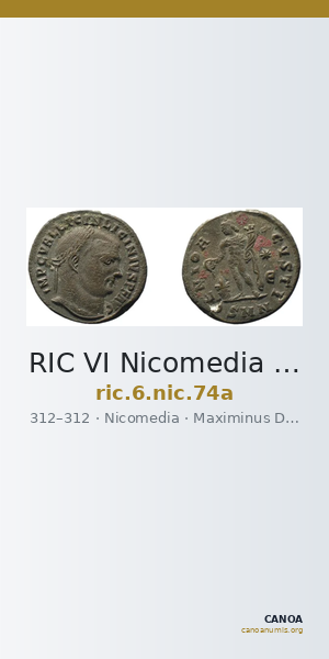 RIC VI Nicomedia 74a — CANOA