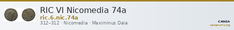 RIC VI Nicomedia 74a — CANOA
