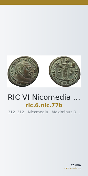 RIC VI Nicomedia 77b — CANOA