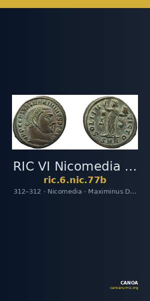 RIC VI Nicomedia 77b — CANOA