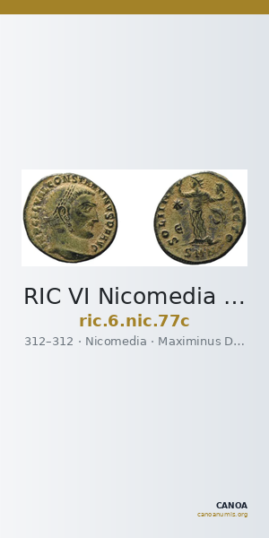 RIC VI Nicomedia 77c — CANOA
