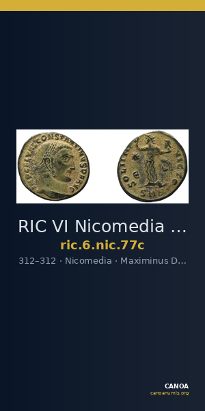 RIC VI Nicomedia 77c — CANOA