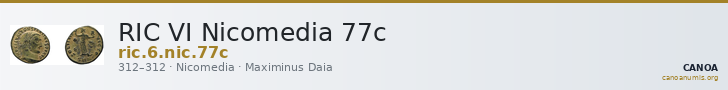 RIC VI Nicomedia 77c — CANOA