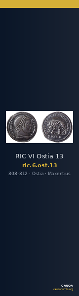 RIC VI Ostia 13 — CANOA