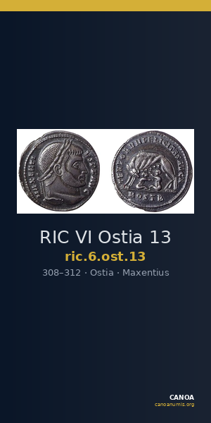 RIC VI Ostia 13 — CANOA