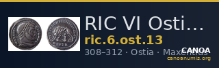RIC VI Ostia 13 — CANOA
