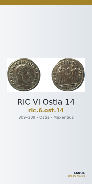 RIC VI Ostia 14 — CANOA