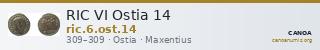 RIC VI Ostia 14 — CANOA