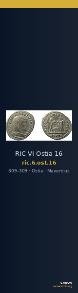 RIC VI Ostia 16 — CANOA