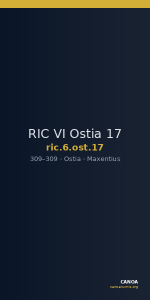 RIC VI Ostia 17 — CANOA