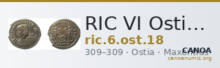 RIC VI Ostia 18 — CANOA