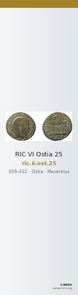 RIC VI Ostia 25 — CANOA