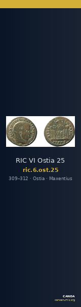 RIC VI Ostia 25 — CANOA