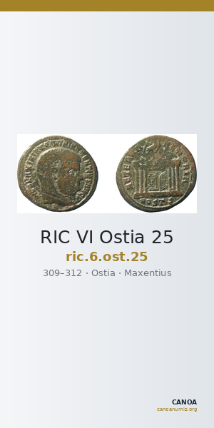 RIC VI Ostia 25 — CANOA