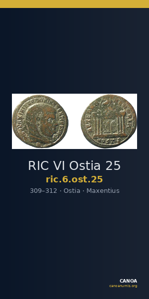 RIC VI Ostia 25 — CANOA