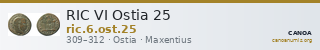RIC VI Ostia 25 — CANOA