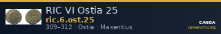RIC VI Ostia 25 — CANOA