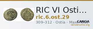RIC VI Ostia 29 — CANOA