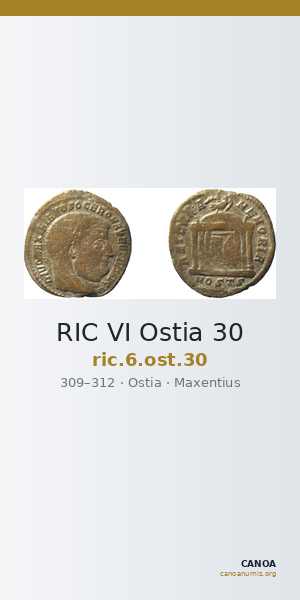 RIC VI Ostia 30 — CANOA