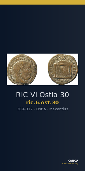 RIC VI Ostia 30 — CANOA