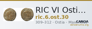 RIC VI Ostia 30 — CANOA