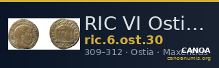 RIC VI Ostia 30 — CANOA