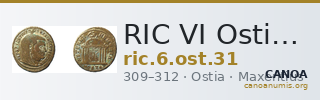 RIC VI Ostia 31 — CANOA