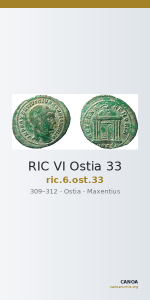 RIC VI Ostia 33 — CANOA