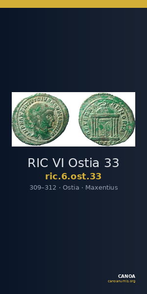 RIC VI Ostia 33 — CANOA