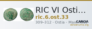 RIC VI Ostia 33 — CANOA